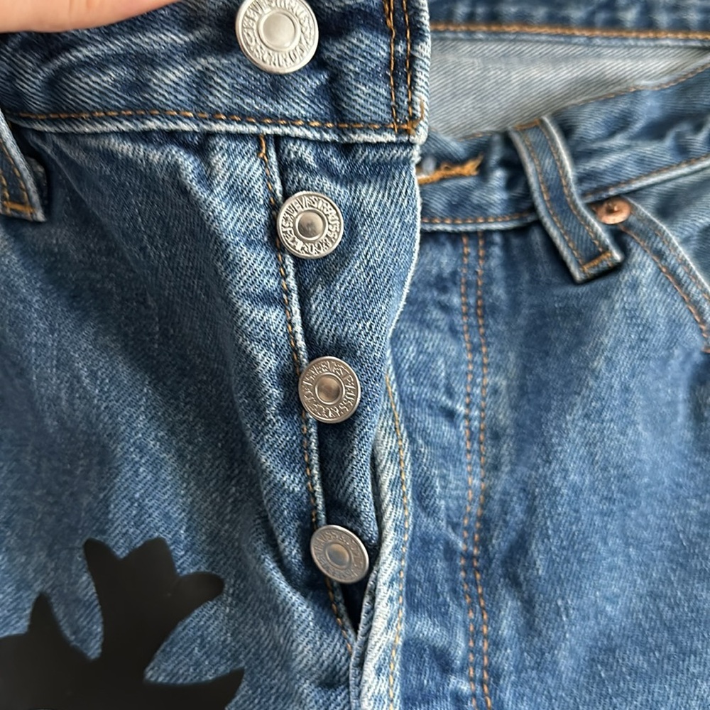 VIntage Levi's 501 Reworked Jeans - Picture 4 of 12